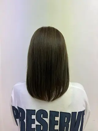 ミディアム カラー 🌻透明感カラー🌻 阿井希良梨のヘアスタイル