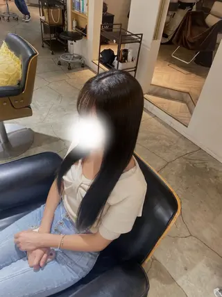 ロング カラー oriha .のヘアスタイル