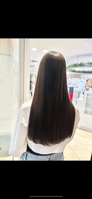 ロング カラー 縮毛矯正/髪質改善/ 艶髪ササキナツミのヘアスタイル