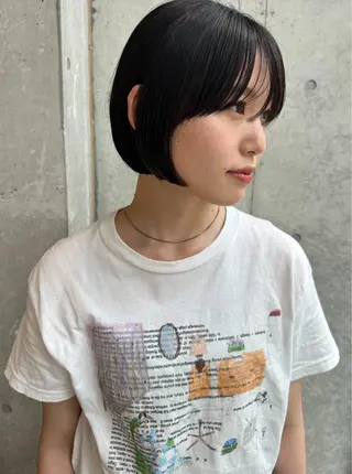 ショート カラー ボブ/似合わせカット /ニュアンスカラーのヘアスタイル