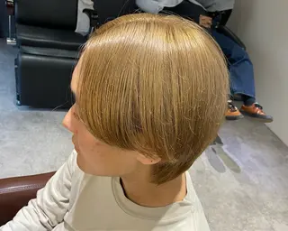 カラー メンズ メンズブリーチカラー /パーマ ごーた立川のヘアスタイル