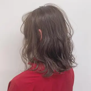 ミディアム カラー ヘアアレンジ 美髪矯正/透明感カラ ー🫧YUUKI🫧のヘアスタイル