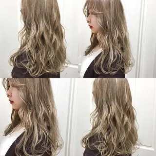 ロング カラー パーマ ヘアアレンジ メンズ 代表🎀 ふわモテ愛 され髪🩷yumiのヘアスタイル