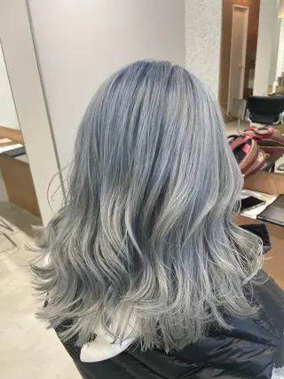 セミロング カラー 髪質改善/茅ヶ崎 マツモト リョウのヘアスタイル