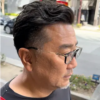 ショート パーマ メンズ Kinoshita Akieのヘアスタイル