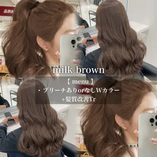 カラー 🩶透明感ブリーチ カラー🩶 maoのヘアスタイル