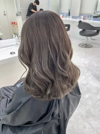 カラー 🤍ブリーチなし ブラウンhimi🤍のヘアスタイル