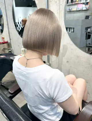 カラー ⭐️ハイトーン⭐️ 💕SAKURA💕のヘアスタイル