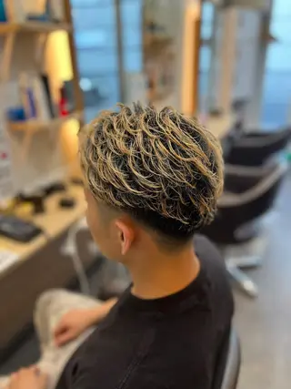 ショート メンズ 【長岡天神】レイヤー カット　Hiroのヘアスタイル