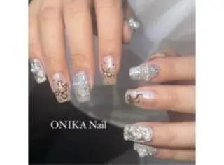 ミディアム Momoka 🦋のネイルデザイン