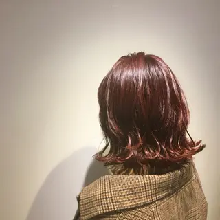 ミディアム カラー しのはら まどかのヘアスタイル