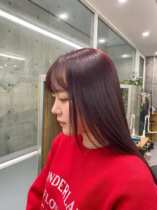 ロング Runa/大人 かわいいハイトーンのヘアスタイル