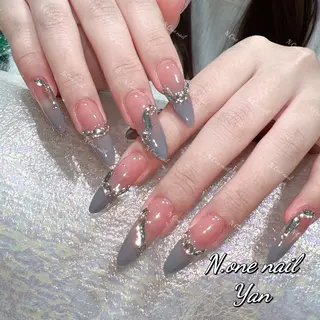 ネイル 長いだし/スカルプ/ パラシェルN.oneのネイルデザイン