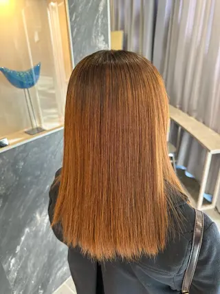 セミロング 美髪特化✨ 伊織✨縮毛矯正✨のヘアスタイル