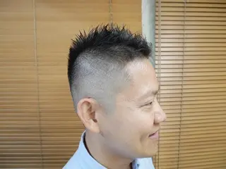 ショート おしゃれさろんオオキ所属・男を磨く Barber オオキのヘアスタイル