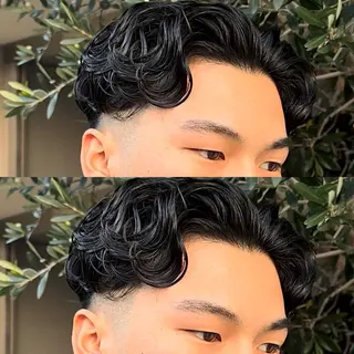 パーマ メンズ 年間2000名担当◎ パーマ職人/仲原佑樹のヘアスタイル