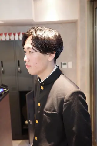 ミディアム パーマ メンズ THE　CLAN（クラン）仙台長町店所属・高橋 怜玖／仙台／長町のヘアスタイル