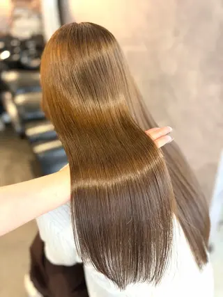 ロング カラー 🩶鈴木茉奈🩶艶髪 /透明感/暖色カラーのヘアスタイル
