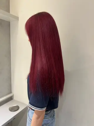 セミロング デザイン🥇複雑履歴 ハイトーン特化のヘアスタイル