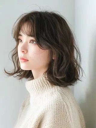 ミディアム eMii. 鎌倉のヘアスタイル