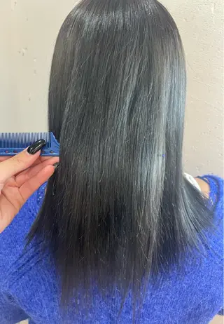 ミディアム 田中 志織のヘアスタイル