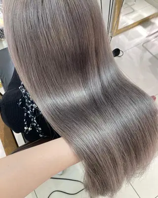 ロング カラー 🇰🇷韓国風艶髪✨ 髪質改善 倉岡しおんのヘアスタイル
