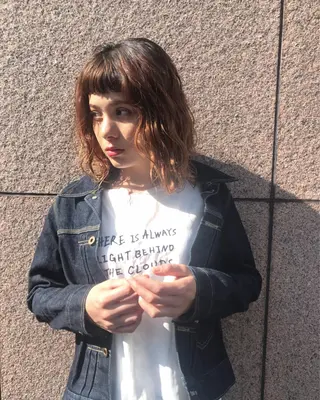 ミディアム カラー ヘアアレンジ 村田 さやかの眉毛・アイブロウイメージ