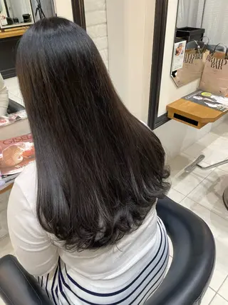 ロング 田中 くるみのヘアスタイル