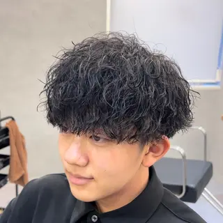 パーマ メンズ 浜野 泰斗のヘアスタイル