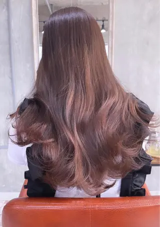 ロング カラー risako🇰🇷 韓国ヘア/レイヤーのヘアスタイル