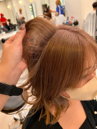 ミディアム 💖札幌カラー 指名No.1💖玲奈のヘアスタイル