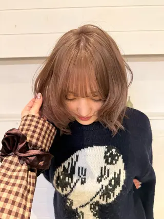 ミディアム カラー YURiA レイヤー🫧のヘアスタイル