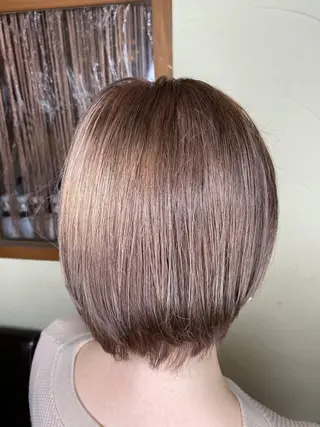 ショート カラー パーマ ヘアアレンジ メンズ キッズ ネイル マツエク・マツパ 🌈髪質改善・美髪矯 正・平野瀬乃🌈のヘアスタイル