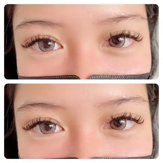 パーマ マツエク・マツパ アイブロウ 神山 ビューティー・アイのマツエク・マツパデザイン