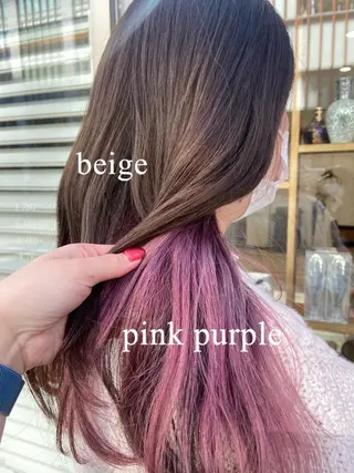 ロング ネイルモデル🐶 とみやまふうか ⭐️のネイルデザイン