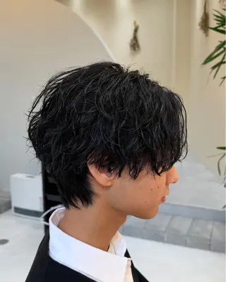 パーマ メンズ 滝沢 智希のヘアスタイル