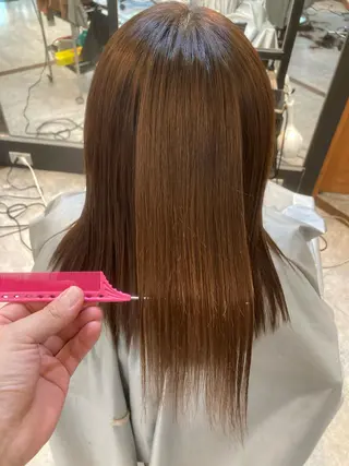 セミロング 髪質改善美容師 🌟塚本のヘアスタイル