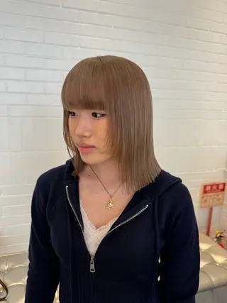 ショート カラー ヘアアレンジ 海外/ハイトーン🪽 ☯️ami☯️のヘアスタイル