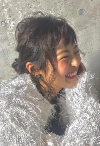 ヘアアレンジ にった みずきのヘアスタイル