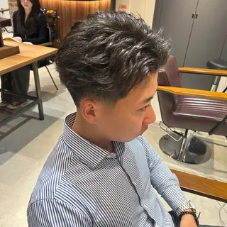 パーマ メンズ 安達 脩人のヘアスタイル