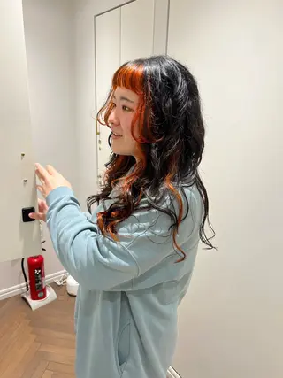 ロング カラー 似合わせ/レイヤー 💟SAEのヘアスタイル