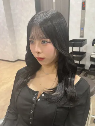 カラー 顔まわり/W カラー/リョウのヘアスタイル