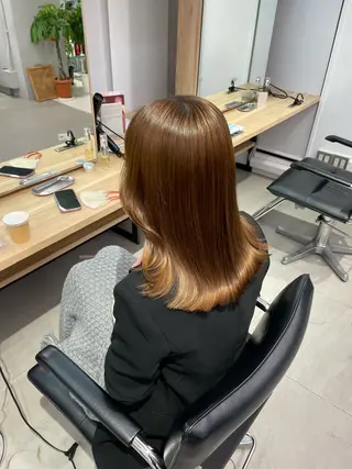 ミディアム とば みゆうのヘアスタイル