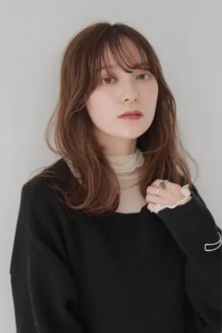 ミディアム カラー 立川✨ブリーチ/ ケアブリーチ✨のヘアスタイル