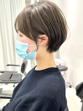 ショート カラー ヘアアレンジ 似合わせ専門美容師 なかじまのヘアスタイル