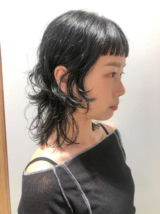 ミディアム パーマ センスをお届けします 大谷将生infpのヘアスタイル