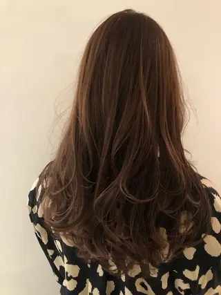 ロング カラー 湯田実津希🤎 ﾐﾙｸﾃｨ専門のヘアスタイル