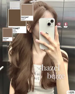 ロング カラー ブリーチなしWカラー 🎀韓国ヘア/amiのヘアスタイル