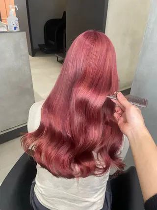 カラー offwhite Nano🪩🧡のヘアスタイル