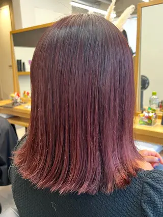 セミロング Ore🫧タナカマヤ /柔らかい質感カラーのヘアスタイル